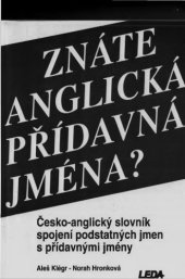 book Do you know your English adjectives? (Znáte anglická přídavná jména?)