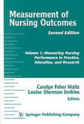 book Measuring nursing performance in practice, education, and research