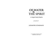 book Of Water and the Spirit