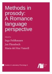 book Methods in prosody: A Romance language perspective