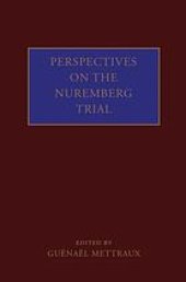 book Perspectives on the Nuremberg Trial