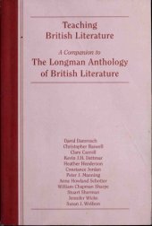 book Teaching British Literature: A Companion to The Longman Anthology of British Literature