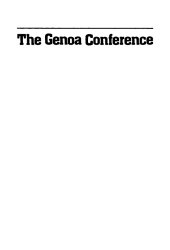 book The Genoa Conference: European Diplomacy, 1921–1922