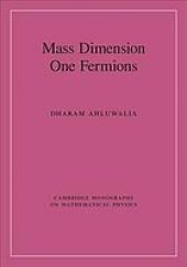 book Mass dimension one fermions