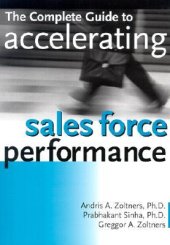 book The Complete Guide to Accelerating Sales Force Performance