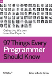 book 97 Things Every Programmer Should Know: Collective Wisdom from the Experts