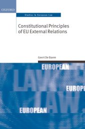 book Constitutional Principles of EU External Relations