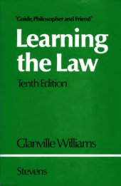 book Learning the Law