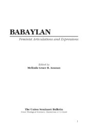 book Babaylan: Feminist Articulations and Expressions