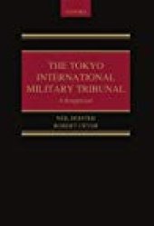 book The Tokyo International Military Tribunal