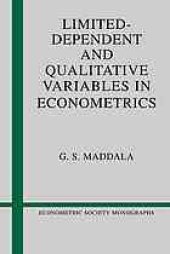 book Limited-dependent and qualitative variables in econometrics