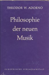 book Philosophie der neuen Musik