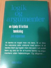 book Logik og argumenter. En hjælp til kritisk tænkning