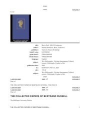 book The collected papers of Bertrand Russell (volume 28) : Man’s Peril, 1954 - 55