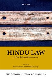 book The Oxford History of Hinduism: Hindu Law: A New History of Dharmasastra