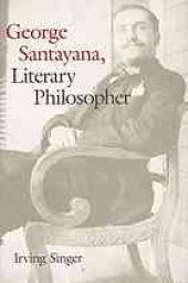 book George Santayana : literary philosopher