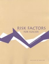 book Risk Factors for Suicide: Summary of a Workshop