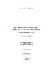 book Dizionario universale della lingua di Sardegna: italiano-sardo antico e moderno : logudorese, nuorese, campidanese, sassarese, gallurese. con i corrispondenti in inglese, francese, spagnolo, tedesco