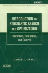 book Introduction to stochastic search and optimization: estimation, simulation, and control