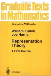 book Representation Theory: A First Course