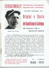 book Origini e storia del banditismo in Sardegna (da Giovanni Tolu a Giovanni B. Liandru)