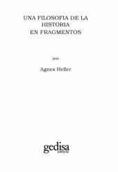 book Una filosofía de la historia en fragmentos