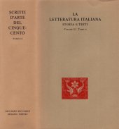 book La letteratura italiana. Storia e testi. Scritti d’arte del Cinquecento