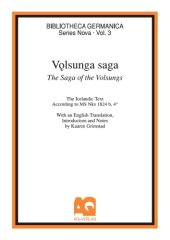 book Vǫlsunga saga. The Saga of the Volsungs