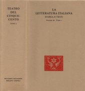 book La letteratura italiana. Storia e testi. Teatro del Cinquecento. La tragedia