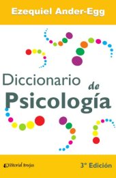 book Diccionario de psicología