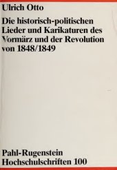 book Die historisch-politischen Lieder und Karikaturen des Vormärz und der Revolution von 1848/1849