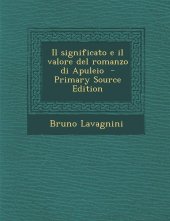 book Il significato e il valore del romanzo di Apuleio