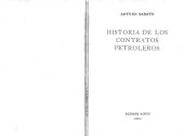 book Historia de los contratos petroleros