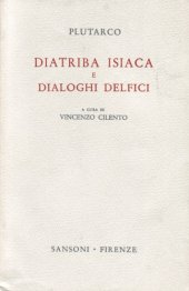 book Diatriba isiaca e Dialoghi delfici