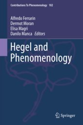 book Hegel and Phenomenology