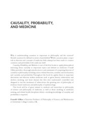 book Causality, Probability, and Medicine