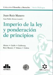 book Imperio de la ley y ponderación de principios