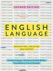 book English Language: Description, Variation and Context