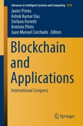 book Blockchain And Applications: International Congress