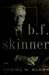 book B.F. Skinner: A Life