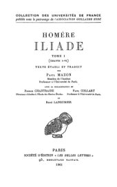 book Homère: Iliade, Tome I: Chants I-VI