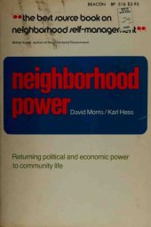 book Neighborhood Power - The New Localism