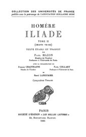 book Homère: Iliade, Tome II: Chants VII-XII