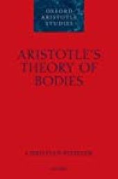 book Aristotle’s Theory of Bodies