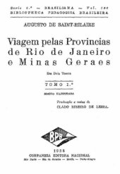 book Viagem pelas províncias do Rio de Janeiro e Minas Gerais