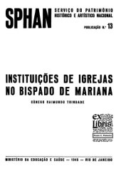 book Instituição de Igrejas no Bispado de Mariana