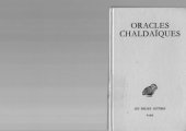 book Oracles chaldaïques. Avec un choix de commentaires anciens: Psellus, Proclus, Michel Italicus.