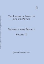 book Security and Privacy