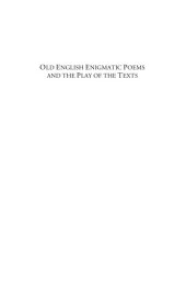 book Old English Enigmatic Poems and the Play of the Texts