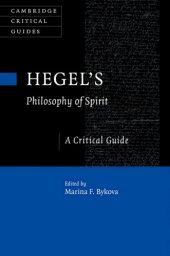 book Hegel’s Philosophy Of Spirit: A Critical Guide